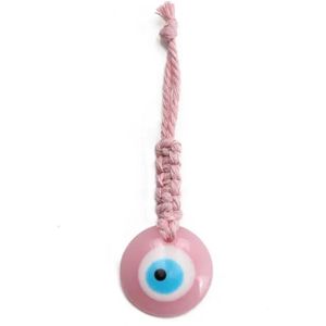 Blauwe Boze Oog Hanger met Vlinder