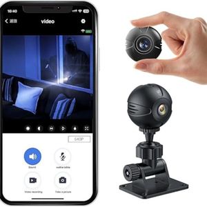 Equivera Verborgen Camera - Spionage Camera - Geheime Camera - Spy Camera - Spycamera - Spion Camera - Verborgen Mini Camera - Spy Camera Mini - Afluisteren - Afluisterapparatuur