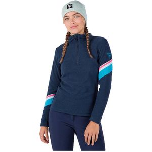 Rossignol - Strawpile - Fleece - Blauw - Halve Rits - Dames