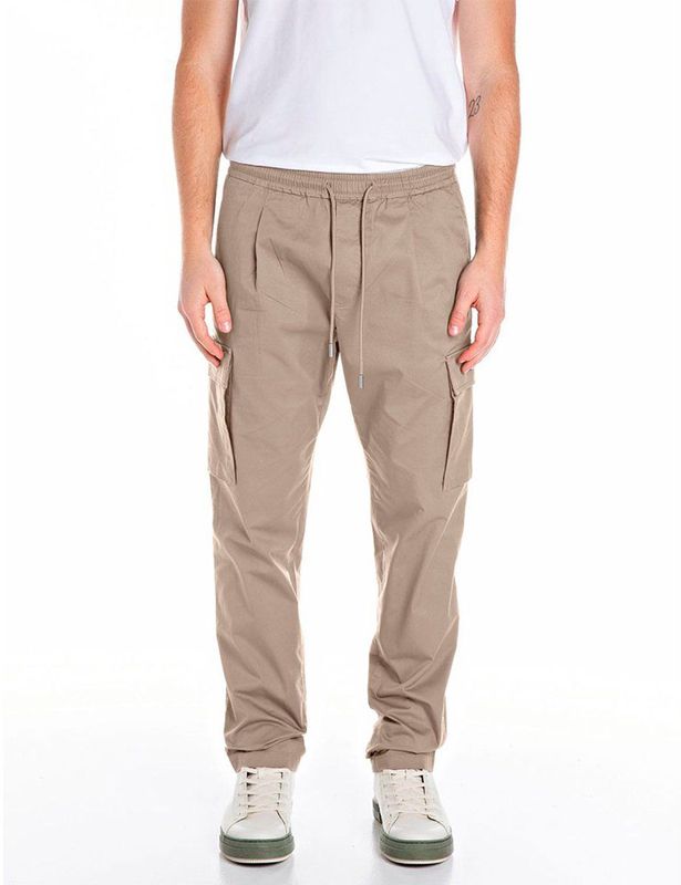 REPLAY Cargobroek  beige