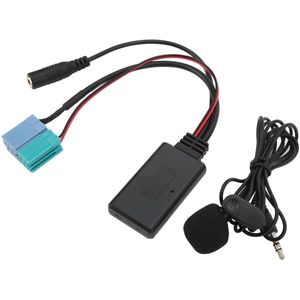 6 8 Pin Bluetooth AUX IN Adapter met draadloze microfoon Ersatz Passend voor Bravo Radio Seit 2007 Bravo Bis OEM CD MP3 Radio