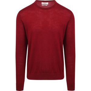 King Essentials The John Pullover Merino Rood - Maat XL - Heren - Pullovers