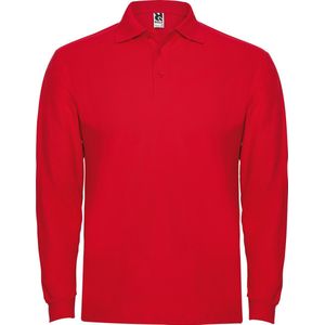 Wit Poloshirt Effen met lange mouwen 'Estrella' merk Roly maat XL