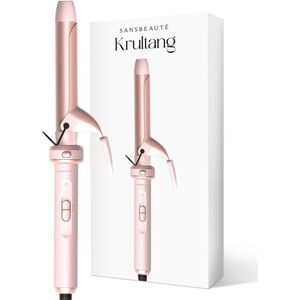 Sansbeauté® Krultang met Klem - 25mm - Keramische Haarkruller - Krultangen - Haarstyler - Krulborstel