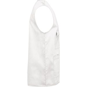 Gilet Unisex XL WK. Designed To Work Mouwloos White 65% Polyester, 35% Katoen