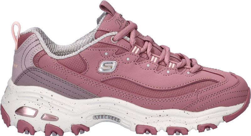 Skechers - D'Lites - Sneakers - Wit Roze