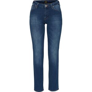 Lee Marion Straight Jeans Blauw 34 / 31 Vrouw