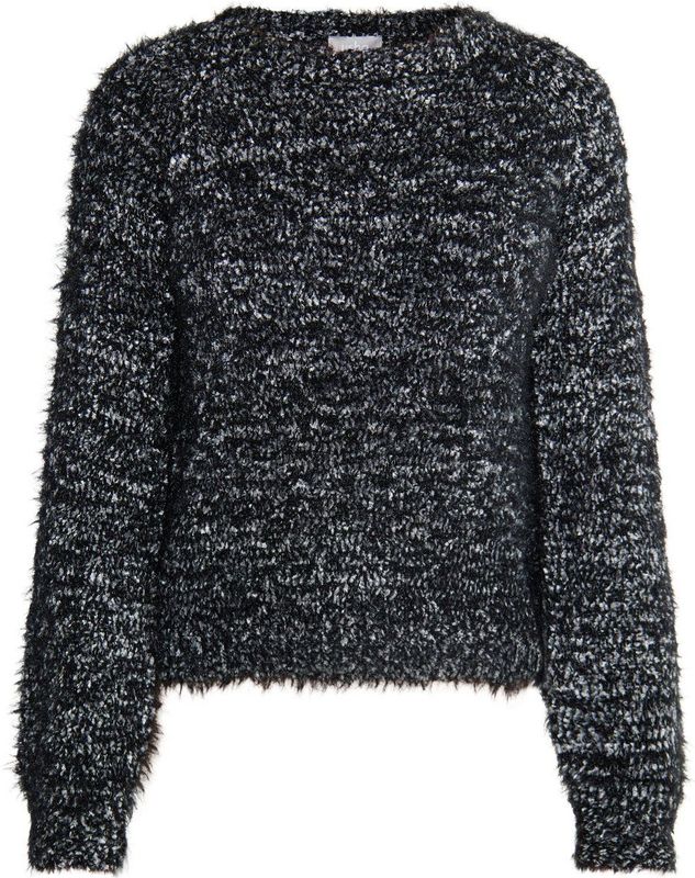 Usha - Lurea - Trui - Grijs / Zwart Gemêleerd / Wit