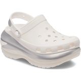 Crocs Mega Crush Metallic Klompen Wit EU 41-42 Man,Vrouw