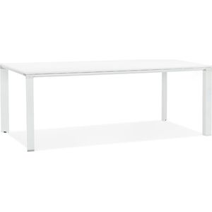 Alterego Vergader- / eettafel design ‘XLINE’ in wit hout - 200x100 cm