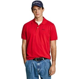 Pepe Jeans - Poloshirt - Marineblauw - Katoen - Korte Mouwen