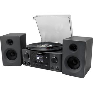 Soundmaster MCD1950 SW - Stereo Set - Platenspeler DAB+ FM Bluetooth USB CD - Zwart