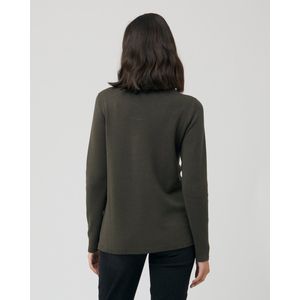 RIPE Gebreide trui, zwanger, voeding, Cross Over Cassie Khaki L