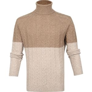 Suitable - Italcol Coltrui Wol Beige - Heren - Maat XXL - Regular-fit