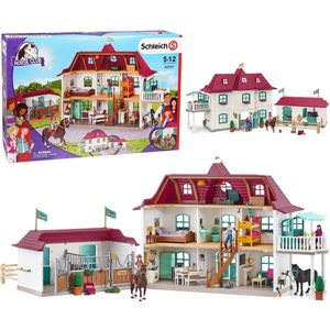 Schleich Horse Club - Landgoed met stoeterij aan het meer, figuur voor kinderen vanaf 5 jaar