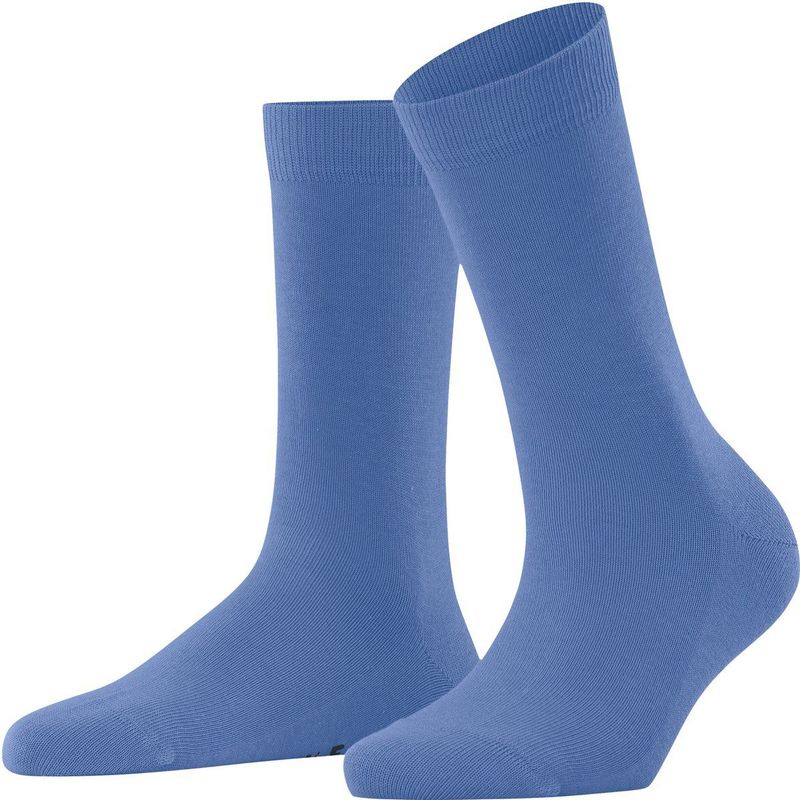 FALKE - Family - Katoen Sokken - Blauw - Dames