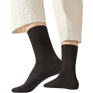 Sokken Heren - Sokken Dames - Sportsokken - Werksokken - 10-Pack Platte Herensokken - Zwart