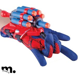 Spiderman Web Shooter - 2x Handschoen - 2x Webshooter - 40 Foam Darts - 4 Bevestigingsbandjes - Uniek cadeau