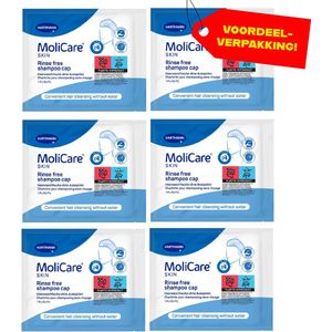 6x MoliCare Skin Shampoo Cap - Voordeelverpakking!