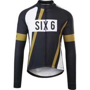 AGU PNSC Fietsshirt Lange Mouwen Six6 Heren - Zwart - M