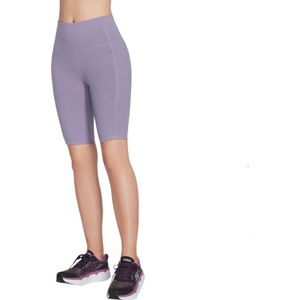 Skechers Go Walk High Waisted Bike Short W3SH53-GYPR, Vrouwen, Purper, Shorts, maat: XS