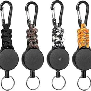 Equivera sleutelkoord uittrekbaar - sleutelkoord - keykoord - sleutelhanger met koord - trekkoord sleutelhanger - sleutelhanger uittrekbaar