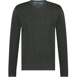 Fellows United Pullover V-neck Argyle Fantasy Green