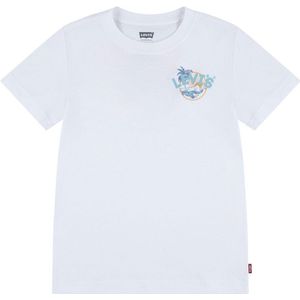 Levi´s ® Kids Scenic Summer T-shirt Met Korte Mouwen Wit 10 Years Jongens