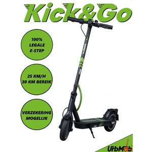 UrbMob Kick&GO - LEGALE Elektrische Step met 7.8 ah Accu en Verzekerbaar