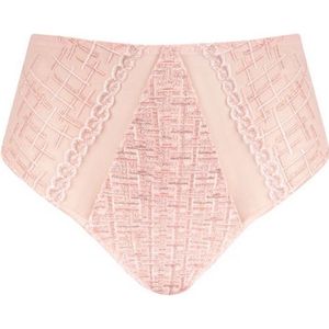 Louisa Bracq - Tweegy Hoge Slip Nude Rose - maat 50 - Roze/Goud