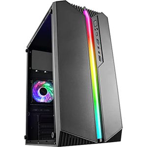 Ultracompacte Micro-ATX Gaming Behuizing met ARGB Verlichting en Volledige Zijraam