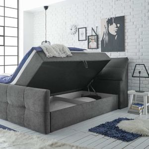 Emob - Boxspring Fitzroy - 160x200 - Grijs