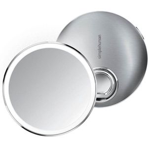Spiegel met Sensor, Compact, 3x Vergroting, Zilver - Simplehuman