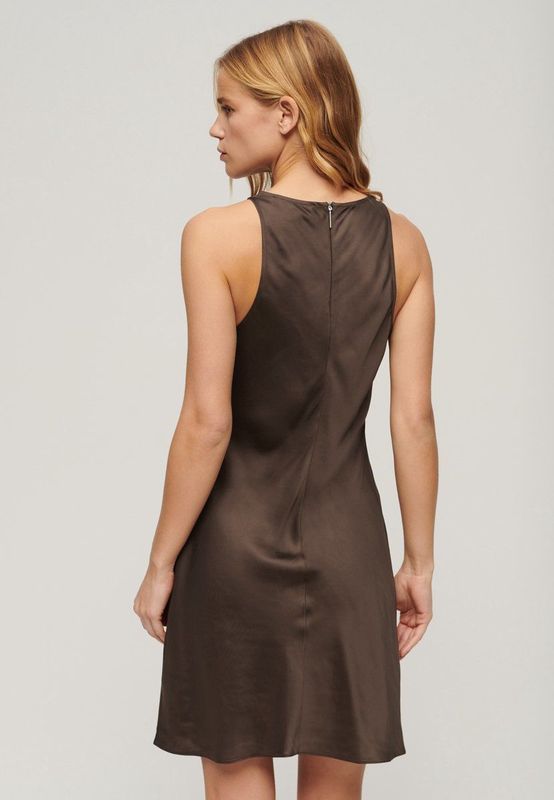 Superdry - Satin Racer - Mouwloze Korte Jurk