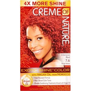 Permanente Kleur Argan Color Creme Of Nature Intensive Red 7.6