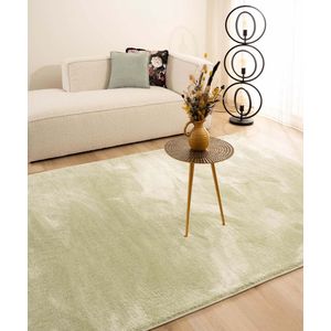 Velours vloerkleed - Flair mintgroen 100x200 cm