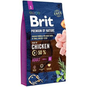 BRIT Premium by Nature ADULT S - droogvoer voor hond - Kip 1 kg