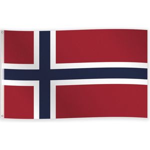 CHPN - Vlag - Vlag van Noorwegen - Noorse vlag - Noorse Gemeenschaps Vlag - 90/150CM - Norway flag - NO - Oslo