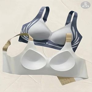 Allecto Premium - Verstelbare Naadloze Onzichtbare BH voor Vrouwen - Comfortabel en ondersteunend - Huidskleur (M)