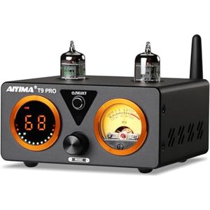 100W Bluetooth HiFi Versterker met VU Meter en Digitale Ingangen