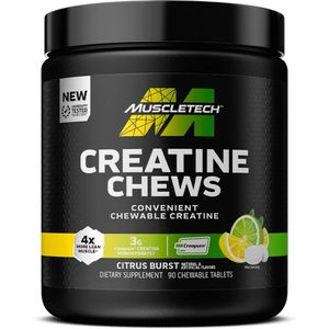 Muscletech - Creatine Chews - Kauwtabletten - Citrus Burst - 90 Stuks