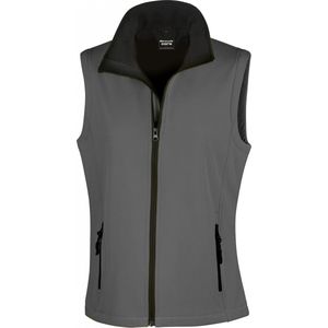 Bodywarmer Dames XXL Result Mouwloos Charcoal / Black 100% Polyester