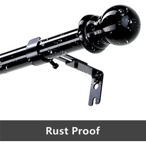 gordijnroede - curtain rod / clothes rail, shower curtain rod ,76-448 cm