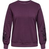 ONLY CARMAKOMA - Sweatshirt - Geborsteld - Lange Mouwen - Regular Fit