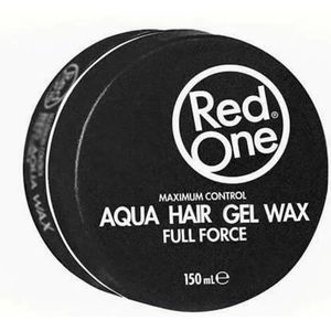 Red One - Aqua Hair Gel Wax - Zwart - 150 ml