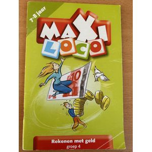 Maxi loco boekje voor 24 stenen rekenen met geld groep 4