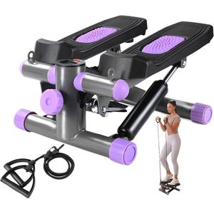 Thuis stepper voor effectieve training, stille trapstepper met weerstandsbanden voor billenliften en lichaamsvorming