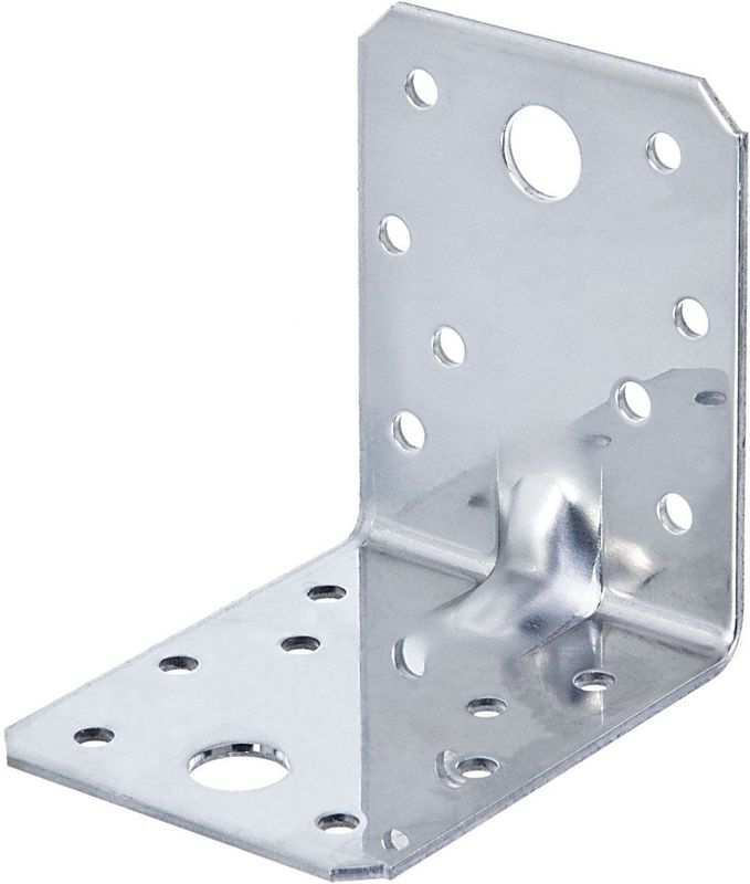 Alberts - Hoekfitting voor Zware Lasten - Roestvrij Staal - 25x - 70 x 70 x 55 mm