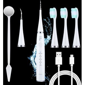 Frasco® Elektrische Tandsteen Verwijderaar Pro - Elektrische Tandenborstel - 2 In 1 - Zwart