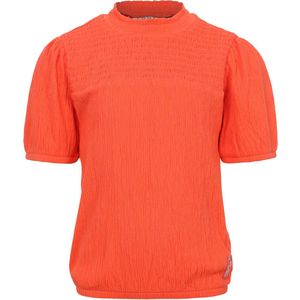 LOOXS Little 2601-7415-226 Meisjes T-Shirt - Maat 92 - Oranje van 99% cotton 1% elastan